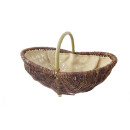 Gartenkorb "Lore" mit Jute 55cm